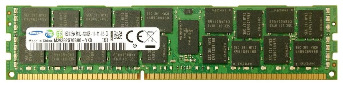 DELL SERVER RAM 16 GB DDR3 1600 Mhz RDIMM (M393B2G70BH0-YK0)