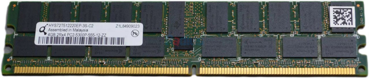 Dell Qimonda 4GB PC2-5300P ECC REG RAM