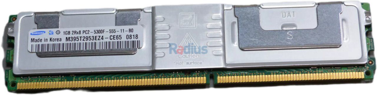 Dell Samsung M395T5160QZ4-CE66 4gb Pc2-5300f 667mhz Dual Rank X4 Ecc Registered Ddr2 Sdram 240-pin Rdimm Memory Module For Server
