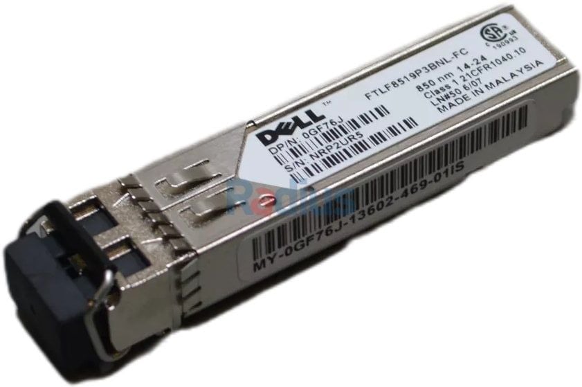 DELL Networking Transceiver SFP 1GbE SX, HHM9W, GF76J, MT2YK