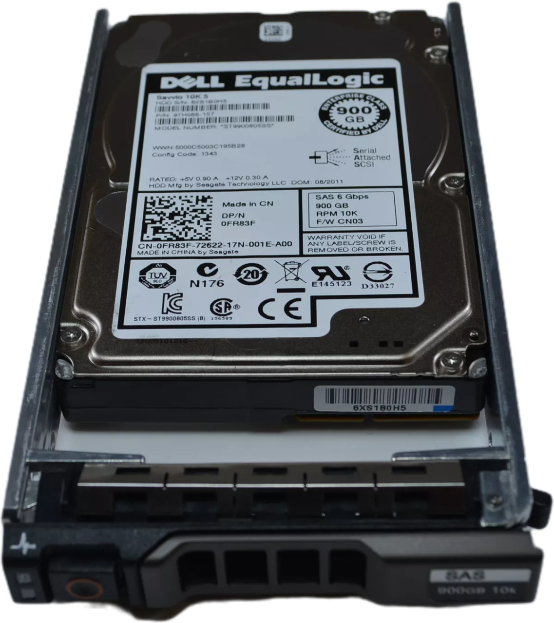 DELL SERVER HDD 900 GB SAS 10.000 rpm 2.5'' Hot-Plug EQL (FR83F)