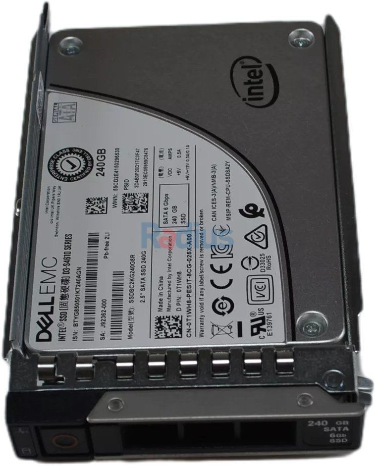 DELL SERVER SSD 240 GB SATA Mix Use 2.5'' Hot-Plug (S4610, T1WH8)