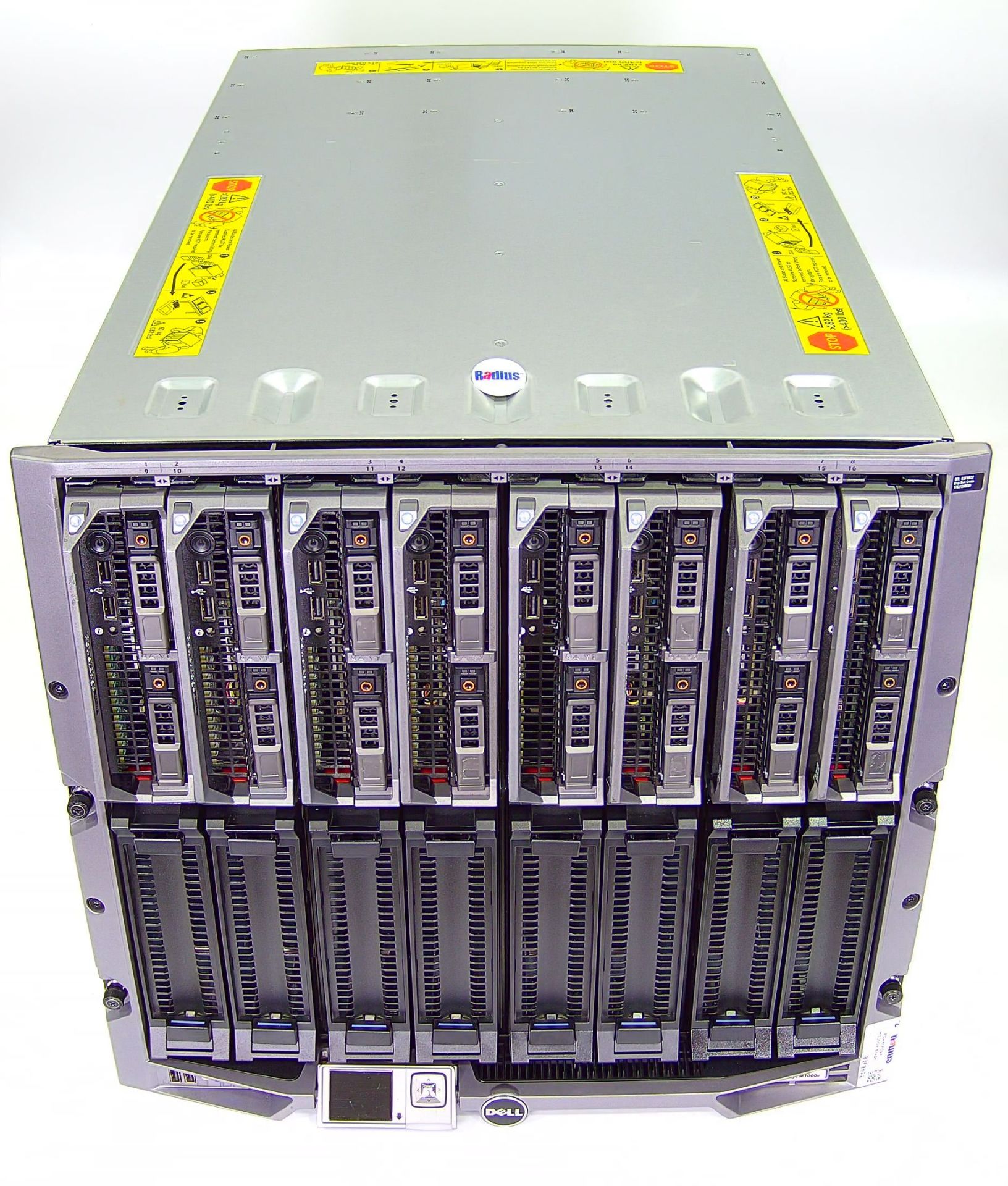DELL Poweredge M1000e Blade Chasis (8 adet M620 Server)