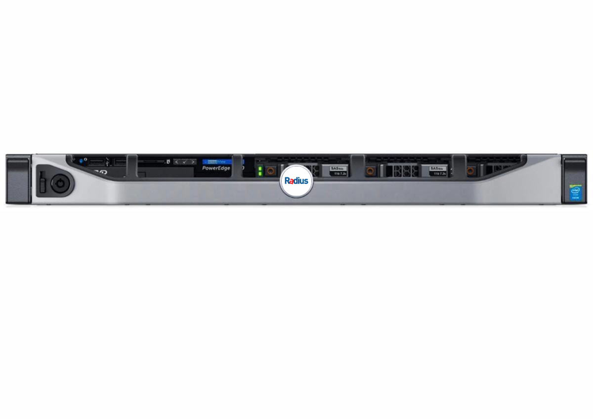 Radius Cortex Diskless 1U Server