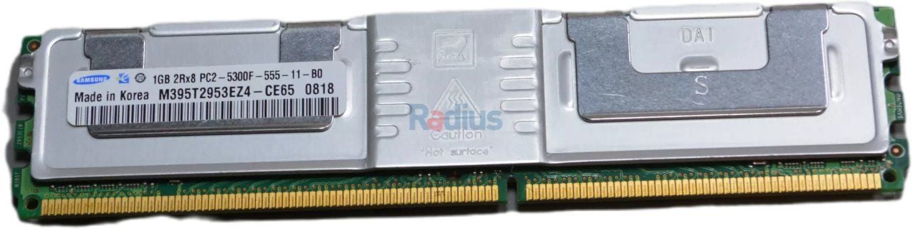 Dell Samsung M395T5160QZ4-CE66 4gb Pc2-5300f 667mhz Dual Rank X4 Ecc Registered Ddr2 Sdram 240-pin Rdimm Memory Module For Server