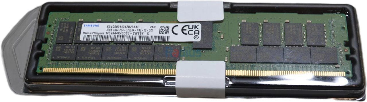 Dell Samsung 1x 32GB DDR4-3200 RDIMM PC4-25600R Dual Rank x4 Module