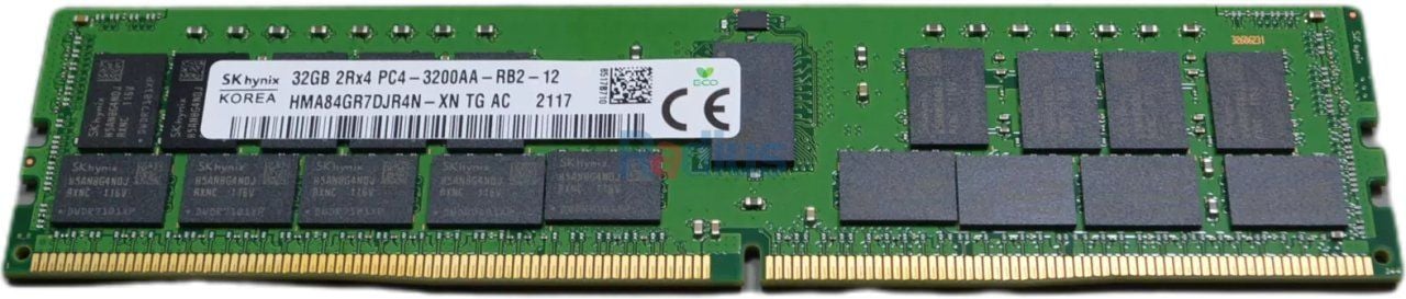 Dell SK Hynix 1x 32GB DDR4-3200 RDIMM PC4-25600R Dual Rank x4 Module (HMA84GR7DJR4N-XN)