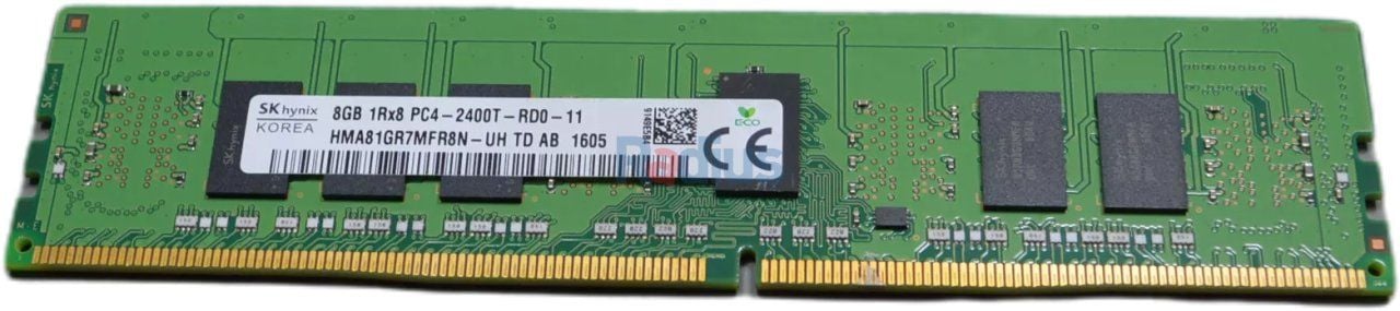 Dell SK Hynix 1x 8GB DDR4-2400 RDIMM PC4-19200T-R Single Rank x8 Module (HMA81GR7MFR8N-UH)