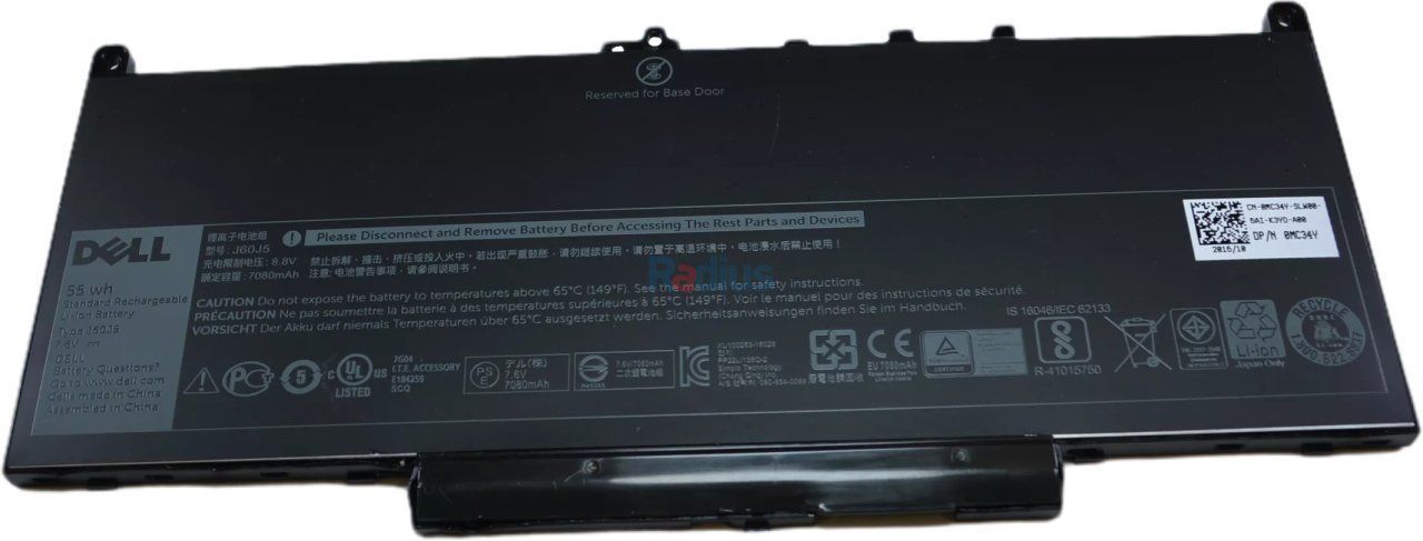 Dell OEM Genuine Battery Jd25g 4 Cell 52 Whr 7020 XPS 9343 0DRRP