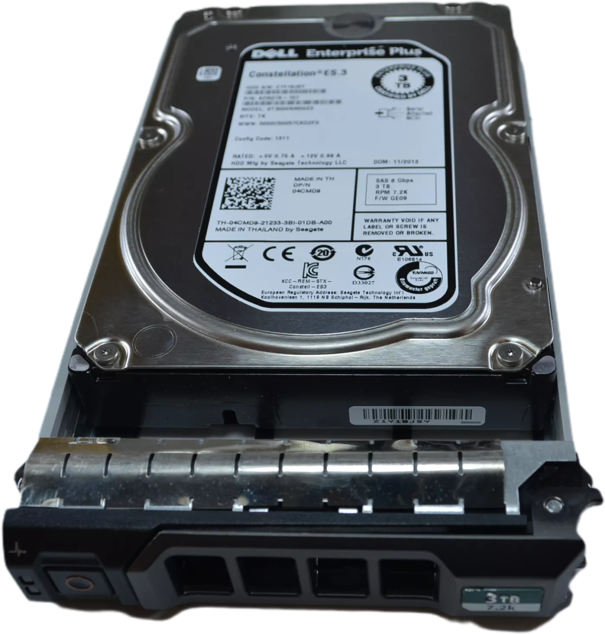 DELL SERVER HDD 3 TB Nearline-SAS 7.200 rpm 3.5'' Hot-Plug EQL (4CMD9)