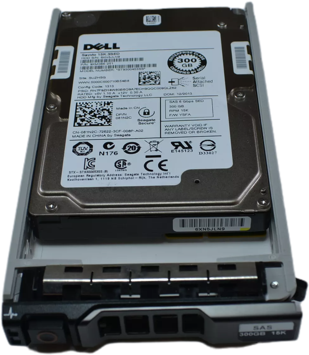 DELL 81N2C - 300GB 10K 2.5 SAS SED 6G ST9300453SS