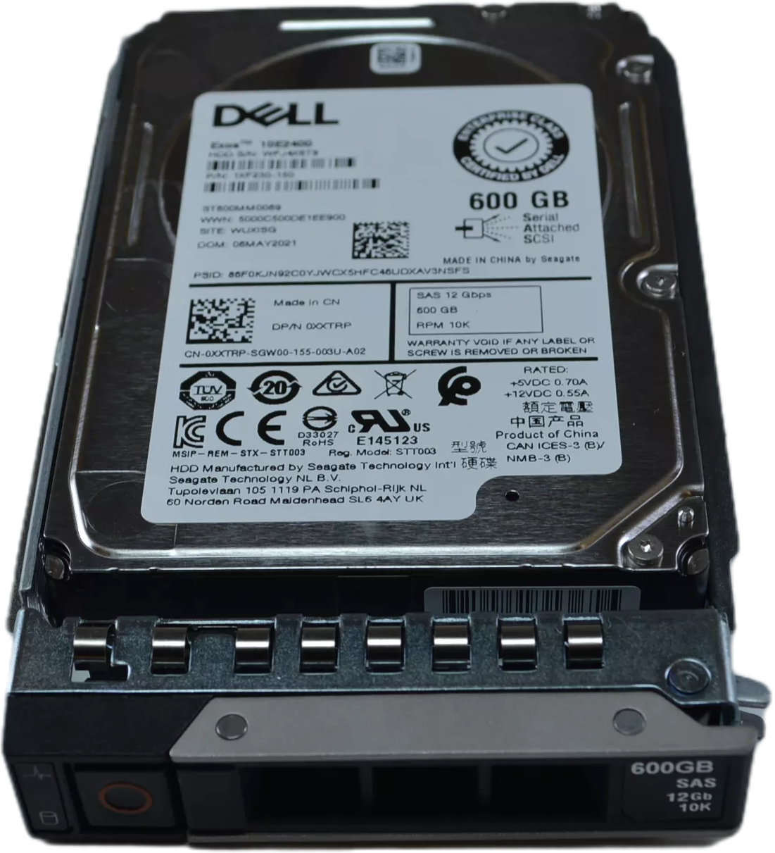DELL XXTRP - 600GB 10K 2.5 SAS 12G ST600MM0069
