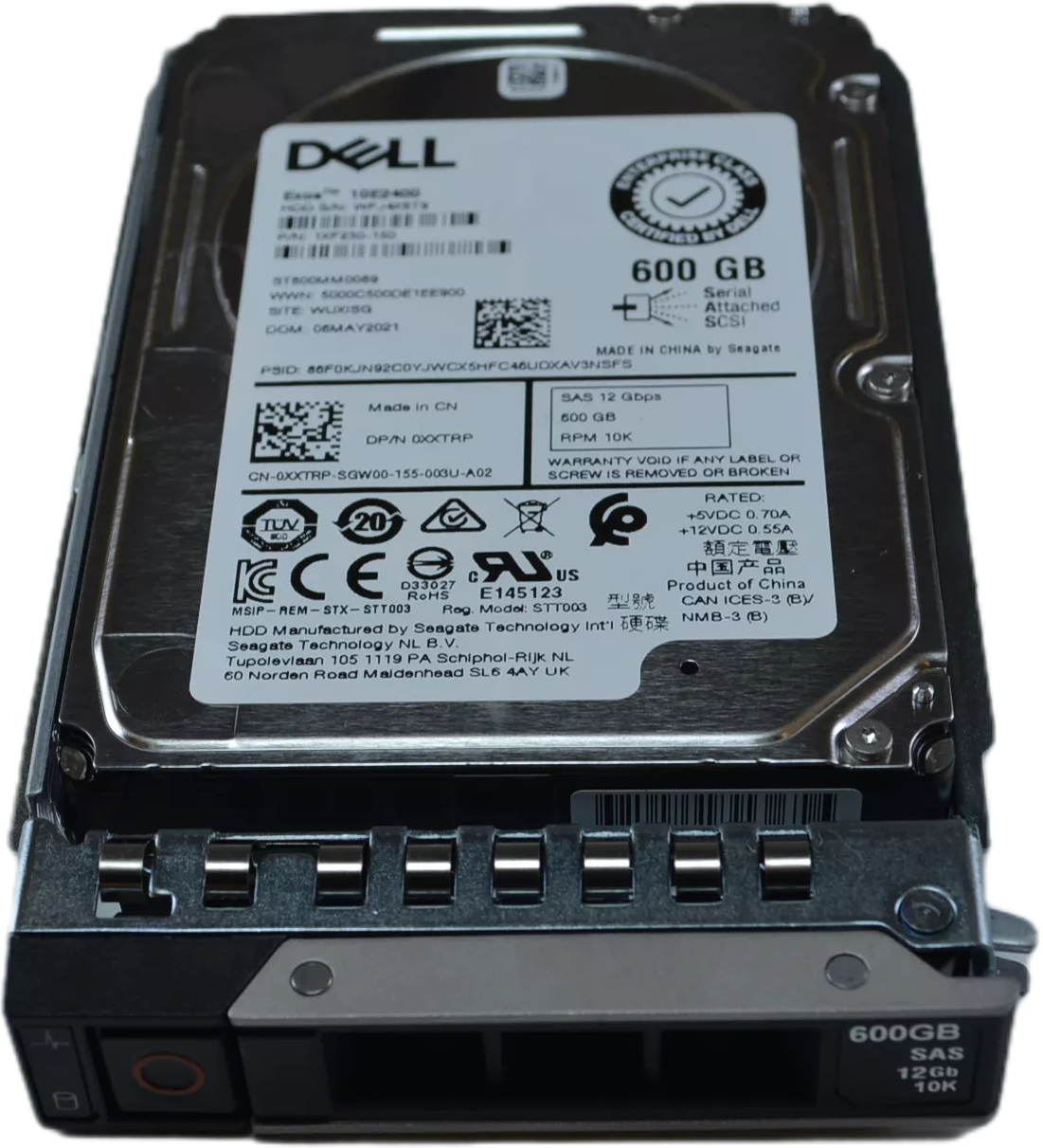 DELL SRV HDD 600 GB SAS 10.000 rpm 2.5'' Hot-Plug (XXTRP)