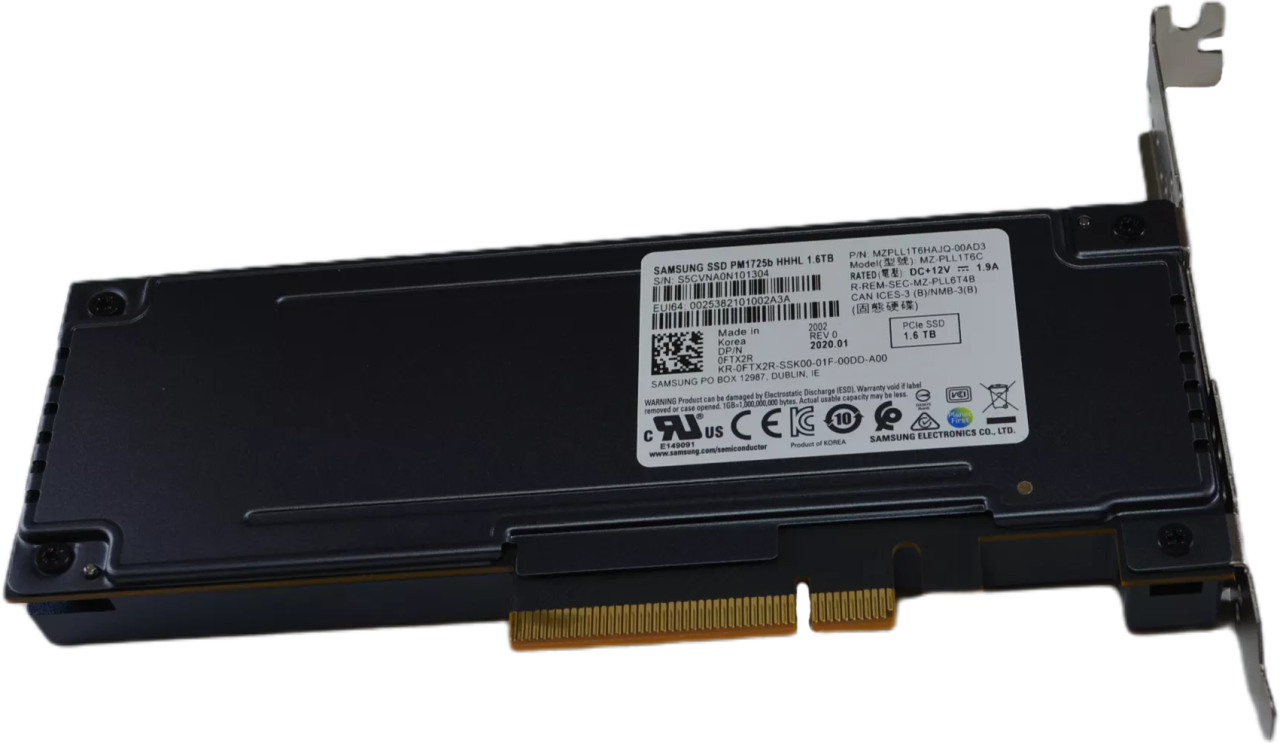 DELL SERVER SSD 1.6 TB NVMe PCIe Samsung PM1725b (FTX2R)