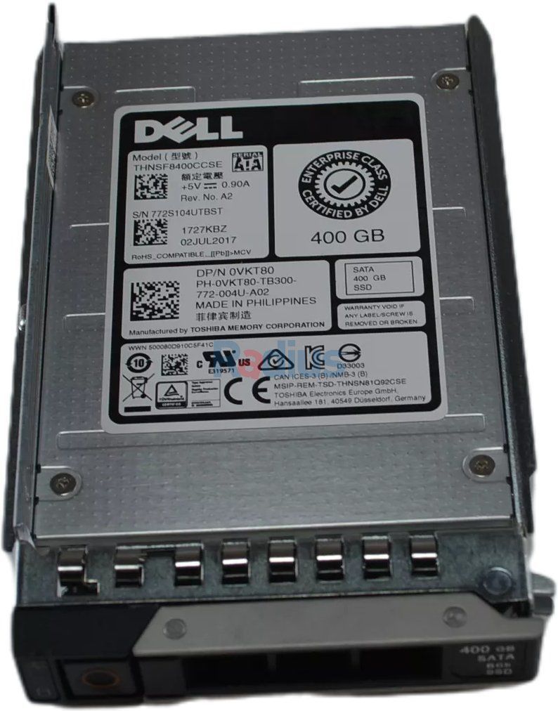 Dell 400GB 6G 3.5 MLC SATA MU SSD (VKT80)