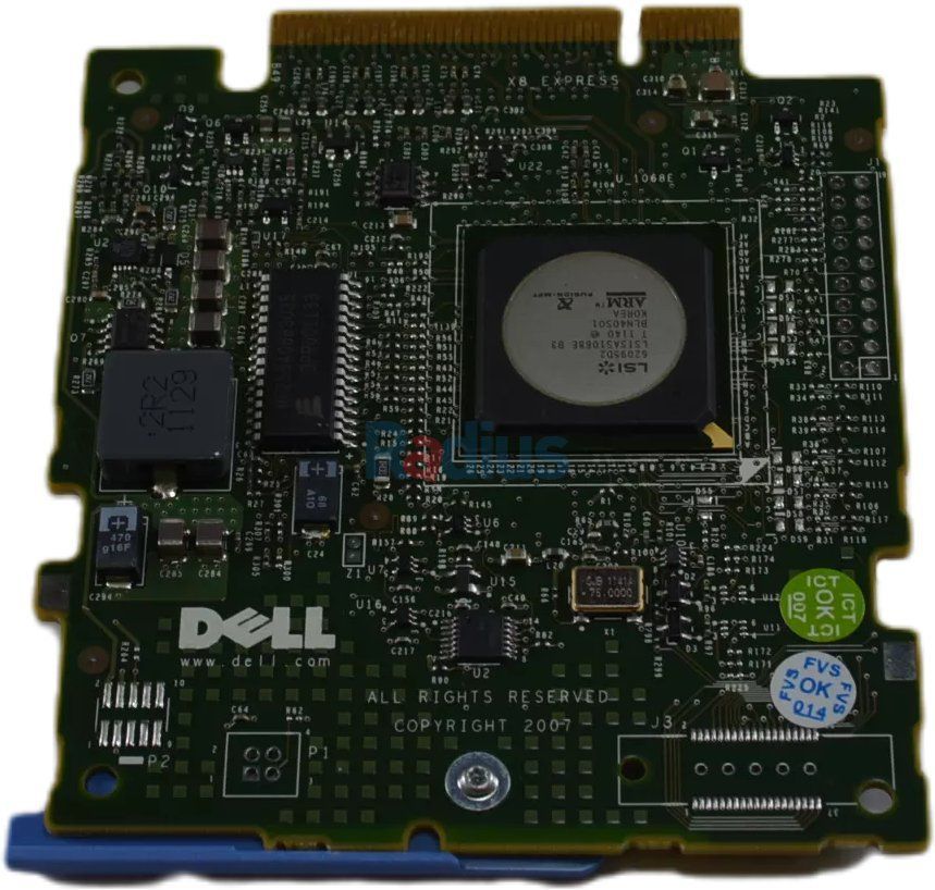 Dell HM030 SAS6i/R 3Gbps HBA w/ LSI SAS1068E P21 IT Mode for ZFS FreeNAS unRAID