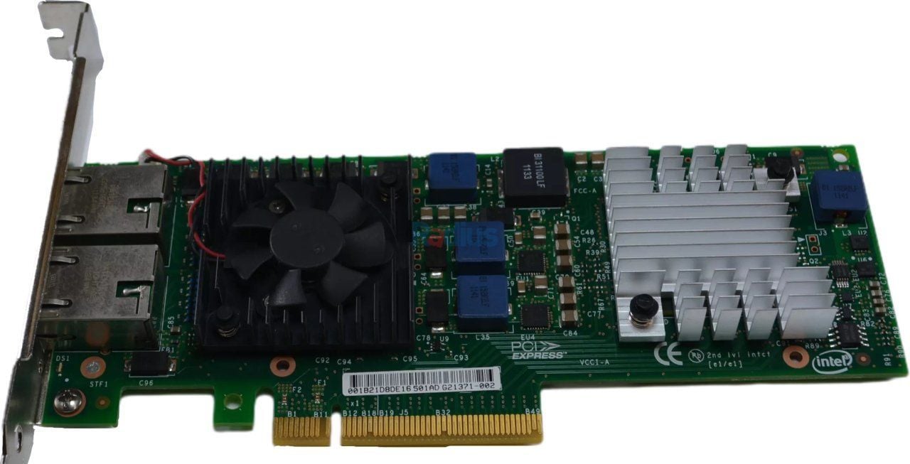 DELL Intel X520-T2 Dual Port 10GbE Base-T PCIe Ethernet Card (JM42W)