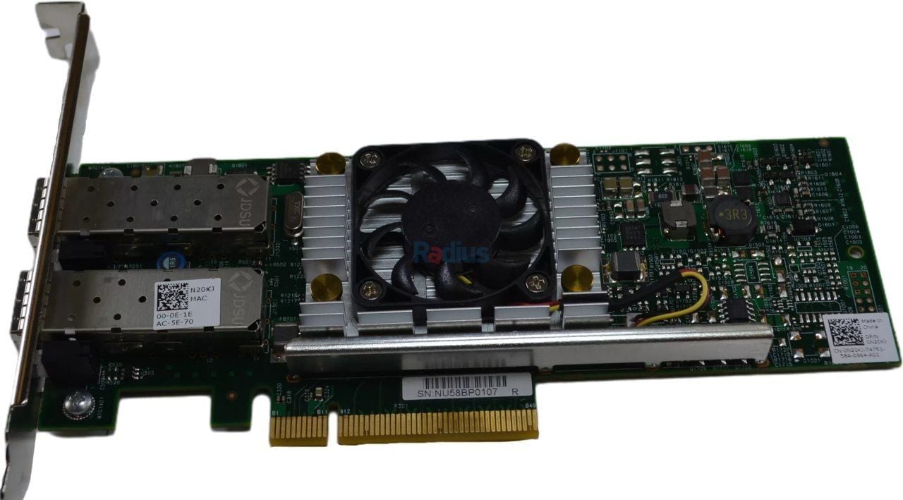 DELL Broadcom 57810 Dual Port  PCIe Ethernet Card (N20KJ)