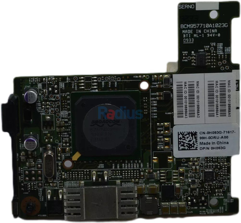 DELL Broadcom 5709 Dual Port 1GbE Mezzanine Card for Blades  (H093G)