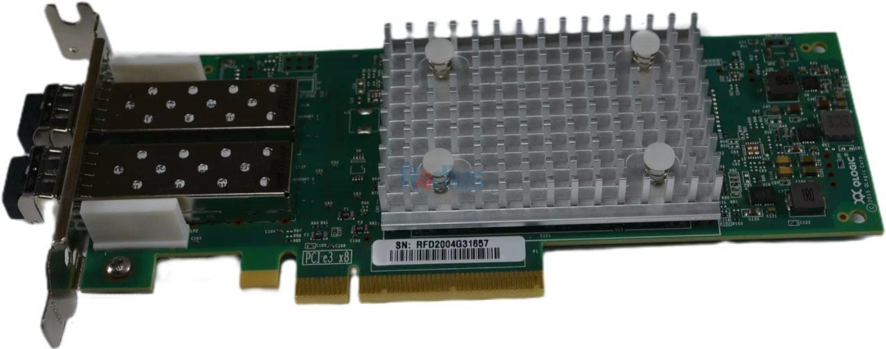 DELL Qlogic QLE-2692 Dual Port FC16 Fiber Channel HBA Card PCIe (YCVFG)